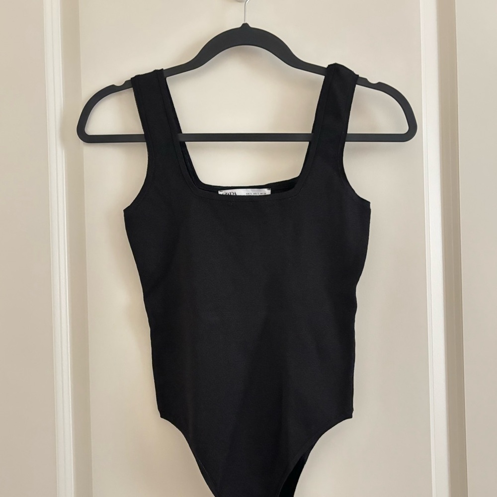 Black One Piece Bodysuit